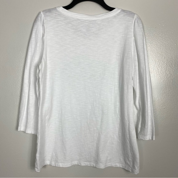 Talbots PUFF SLEEVE CREWNECK TEE - Picture 8 of 9
